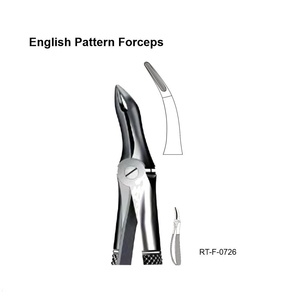 Forceps d'extraction ergonomiques de type anglais en acier inoxydable par Roboz Tech Pakistan - Product Image 4