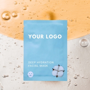 OEM ODM Facial Mask Manufacturer Hyaluronic Acid Deep Hydration Sheet Mask Intensive Moisture Private <b>Label</b> Skin Care Wholesale - Product Image 1