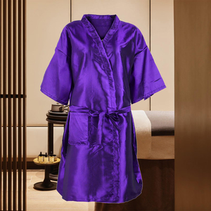 Bata Profesional Impermeable para Cortar el Cabello, Uniforme de Salón de Belleza y Spa, Bata de Barbero, Kimono para Salón de Peluquería - Product Image 6