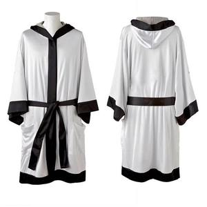 ชุดคลุมชกมวยแฟชั่นคุณภาพสูง ชุดคลุมชกมวยแบบคลาสสิกผ้าซาตินมีฮู้ด ขายส่งชุดคลุมชกมวยสำหรับทุกเพศ - Product Image 4