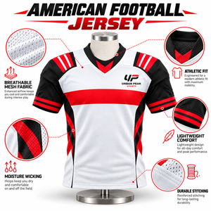 Jersey de Fútbol Americano Premium con Sublimación de Alta Definición, Colores Vibrantes del Equipo y Acabado Profesional - Product Image 6