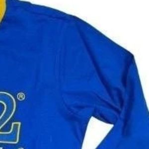 Camiseta de manga larga de sarga azul con letras de la hermandad griega Sigma Gamma Rho para mujer, cuello redondo, ropa universitaria personalizada, informal - Product Image 3