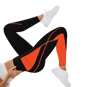 Women's High Waist Soft Stretch Breathable Yoga <b>Leggings</b> Side <b>Pocket</b> Spandex/Nylon/Cotton Fabric for <b>Workout</b> Running Activewear - Product Image 6