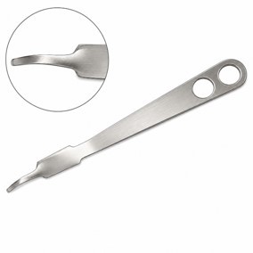 Retractor HOHMANN de 8.75 pulgadas (22.2 cm) con Hoja de 8 mm y 10 mm de Ancho, Instrumento Quirúrgico Ortopédico Zetomed Pro - Product Image 3