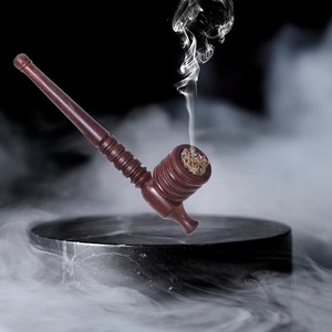 Pipa de Fumar de Madera Natural, Pipa de Tabaco Tradicional para Uso Diario, Pipa de Fumar de Calidad Premium Hecha a Mano para el Hogar, Club o Bar - Product Image 4