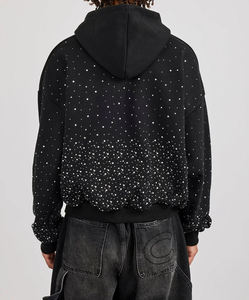 Sudadera con capucha brillante, gruesa y extragrande, ropa personalizada para compradores de boutiques estadounidenses, logotipo personalizado - Product Image 6