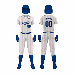 Uniforme de Béisbol Personalizado con Impresión por Transferencia de Calor, Transpirable, Antibacterial, de Secado Rápido, que Absorbe la Humedad, Ligero y de Corte Atlético - Product Image 4