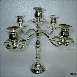 Modern Decorative Crystal 5 Arm <b>Candle</b> Holder Stand for Home Decor Wedding and Party Setup - Product Image 2