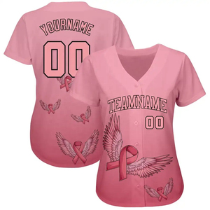 Maillot de baseball uni personnalisé avec logo, chemises rayées boutonnées, maillot de sport en polyester, uniformes de baseball pour adultes, personnalisable - Product Image 6