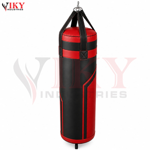 Sacs de frappe noirs et rouges, de bonne qualité, avec logo personnalisé, durables, très résistants, nouvelle tendance, prix de gros, fabriqués au Pakistan - Product Image 2