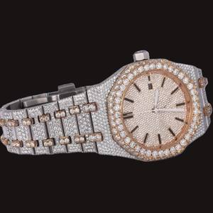 Best Personalized Custom Design Full Diamond Dial Stainless Steel <b>Watch</b> <b>for</b> <b>Man</b> Moissanite Hip Hop Style <b>Mechanical</b> Wristwatch - Product Image 2