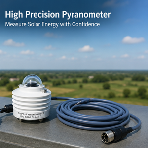 Capteur de rayonnement solaire CMP3 Pyranomètre |   Instrument de mesure de l'irradiation solaire globale de précision, haute précision, mesure de la rayonnement solaire - Product Image 1
