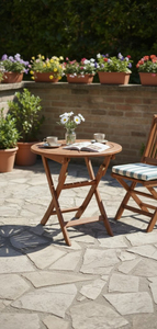 Outdoor Furniture Lightweight Modern Solid Acacia Wood Side <b>Table</b> Farmhouse Apartment Waterproof Outdoor Furniture-Factory - Product Image 3