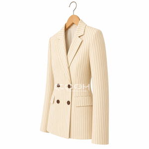 Blazer Formal de Doble Botonadura para Mujer, Marca Cosh International Greek Apparel, Color Sólido, Sin Tejido, con Botones, para la Hermandad Delta Sigma - Product Image 3
