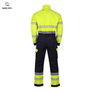 Trajes de Trabajo de Invierno Reflectantes de Alta Visibilidad Personalizados para Hombre, Trajes de Trabajo de Dos Piezas con Logotipo - Product Image 3