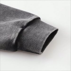 Sweat à capuche zippé en molleton épais tricoté pour homme, coupe oversize, avec logo personnalisé, style streetwear, automne, lacets, unisexe, ODM, vente en gros - Product Image 5