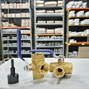 C Way Best Quality 3 Way Brass Ball Valve With Female NPT Thread End <b>Connection</b> For Oil And Gas Industry - Product Image 5