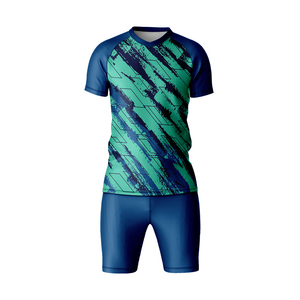 Conjunto de Uniforme de Fútbol para Hombre 2026, Jersey Sublimado Azul Oscuro y Rojo con Número 10, Poliéster Transpirable, Talla Adulto - Product Image 4