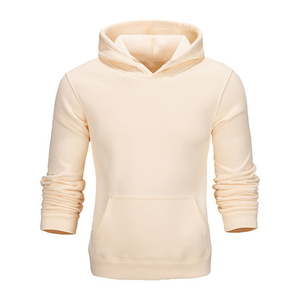 Men's <b>Black</b> Hooded <b>Sweatshirt</b> Regular Fit Jersey Casual Knitted Cotton Pullover with Front Pocket Winter Embroidered Windproof - Product Image 5
