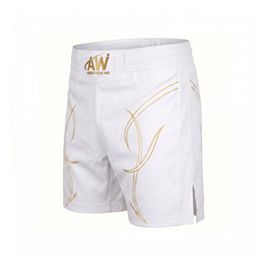 กางเกง MMA สีดำสำหรับผู้ชาย ASKAR WEAR IND พิมพ์ลายแบบ Sublimation แห้งเร็ว ผลิตจากโพลีเอสเตอร์ เหมาะสำหรับศิลปะการต่อสู้แบบผสมผสาน ขนาดผู้ใหญ่ ทรงปกติ - Product Image 1