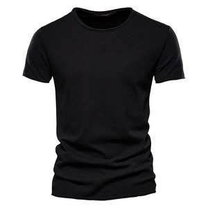 เสื้อยืดแขนสั้นผู้ชาย แห้งเร็ว สีพื้น ทรงปกติ คอกลม ผ้าถักโพลีเอสเตอร์ สำหรับออกกำลังกายหรือใส่ลำลอง - Product Image 2