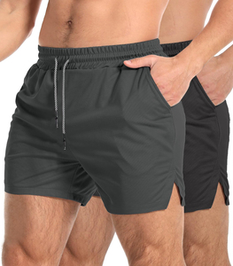 Pantalones Cortos Deportivos para Hombre, Tipo Bermuda, con Cordón, de Lona Tejida, Cómodos para Todo el Día, Transpirables, de Secado Rápido, para Correr y Hacer Ejercicio - Product Image 1