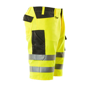 Wholesale Custom Made Safety Cargo Pocket Shorts Reflective Tape Road Hi Viz Construction Safety <b>Working</b> Shorts for Worker - Product Image 5