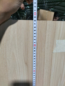 SANYANG Modern Birch MDF Kitchen Cabinet Door <b>Panel</b> <b>Light</b> Oak Finish Easy Installation - Product Image 4