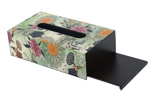Boîte à mouchoirs en bois imprimée personnalisée en MDF, écologique, très vendue, pour salon, salle à manger, maison, hôtel, voitures, décoration moderne - Product Image 3