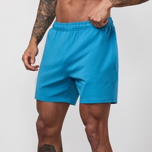 Shorts de sport décontractés pour hommes, longueur genou, été-automne, séchage rapide, respirants, écologiques, avec cordon de serrage, confortables, couleur unie, pour la course à pied - Product Image 1
