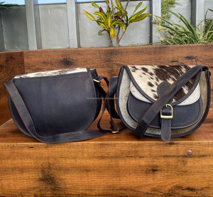 กระเป๋าถือหนังวัวสำหรับผู้หญิงกระเป๋าถือคาดลำตัวหนังแท้ดีไซน์หรูหราไม่ซ้ำใครออกแบบได้ตามต้องการ - Product Image 5