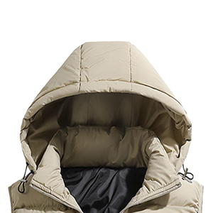 Gilet matelassé sans manches pour homme, veste légère et chaude pour l'hiver, vêtement décontracté d'extérieur, fournisseur en gros - Product Image 5