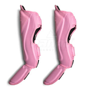 แผ่นรองเสริมความแข็งแรง ดีไซน์น้ำหนักเบา สำหรับการฝึกซ้อมระยะยาวและการฝึกซ้อมแบบสปาร์ริง อุปกรณ์ป้องกันหน้าแข้งสำหรับชกมวยที่สวมใส่สบาย - Product Image 2