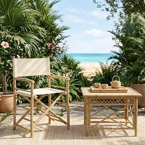 Silla de Director de Bambú Hecha a Mano en Vietnam, Silla de Bambú Plegable para Eventos, Bodas, Muebles de Exterior, Diseño Ecológico - Product Image 6