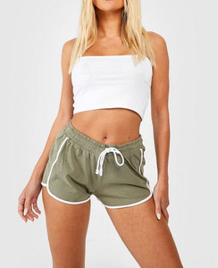 Pantalones cortos sin costuras con tinte de corbata para mujer con logotipo personalizado a granel, pantalones cortos deportivos para mujer - Product Image 6