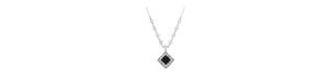 Collana in Vetro con Pietra Nera Quadrata |   2028 - Product Image 1