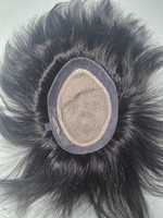 Perruque en cheveux humains indiens Remy naturels Taz Miraje, ondulations naturelles, ondulations aquatiques, prothèse capillaire, patchs Taz Hair BD