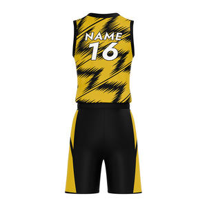Uniformes de Baloncesto Personalizados al por Mayor Sin Pedido Mínimo, Camisetas de Baloncesto Estilo USA, Uniformes de Baloncesto Unisex Sublimados - Product Image 4