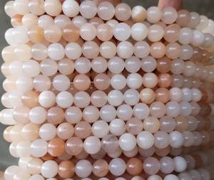 Perles de pierre précieuse d'aventurine rose naturelle lisses, brin de 15 pouces, certifiées IGI, fournisseur en gros pour la fabrication de bijoux ZUBEDA GEMS - Product Image 6