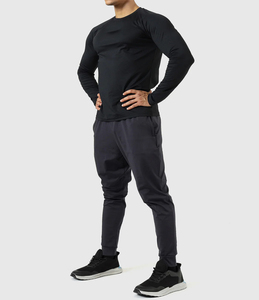 <b>Men</b> Custom Design Rash Guard <b>Compression</b> <b>Shirt</b> Spandex Quick Dry MMA BJJ Gym Wear OEM ODM Bulk Wholesale Factory Price - Product Image 2