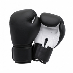Hot Selling 8oz Custom Logo <b>Boxing</b> <b>Gloves</b> Comfortable <b>White</b> PVC Leather Waterproof for Daily Kickboxing Training - Product Image 6