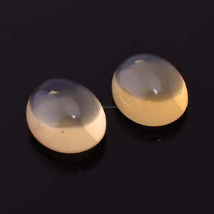 Opale mexicaine naturelle Cabochon lisse opale polie pierre précieuse 18X15X9mm opale de feu mexicaine naturelle utilisée pour la fabrication de bijoux - Product Image 1