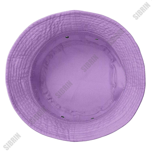 SIBRIN Custom Logo <b>Purple</b> Cotton Canvas <b>Bucket</b> <b>Hat</b> Unisex Fisherman Caps Streetwear Skateboard Outdoor Summer Sports <b>Bucket</b> Caps - Product Image 3