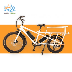 Vélo utilitaire électrique à longue portée RaiderWagon-602s 26''20''48V30AH <span class=keywords><strong>750W</strong></span> avec double batterie au lithium et capacité de charge ultra-élevée - Product Image 1