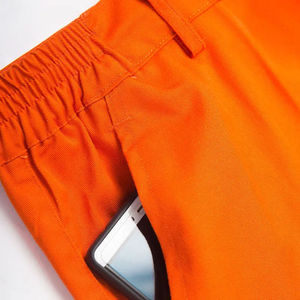 Pantalones de Trabajo de Seguridad para Hombre, Color Naranja, Alta Visibilidad, Antiestáticos, No Tóxicos, de Poliéster y Algodón, con Tiras Reflectantes para Trabajadores de la Construcción - Product Image 5