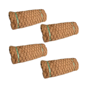 Rollo de tapete antideslizante de fibra de coco, el más vendido, para pavimentación de caminos y suelos de jardín exteriores, 35 mm de grosor, tapete de fibra de coco natural. - Product Image 1