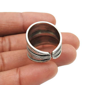 Hot Selling Top Grade 925 Sterling <b>Silver</b> <b>Ring</b> At Wholesale Price From Manufacturer Suppliers <b>Adjustable</b> Design Bohemian Jewelry - Product Image 2