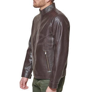 Veste en cuir de vachette pour homme, design personnalisé, faible MOQ, haute qualité, respirante, écologique, très vendue pour la vente en ligne - Product Image 2