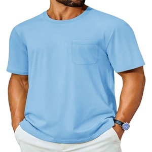 Men's 100% Cotton Custom Blank Front Regular Fit Formal Knitted Eco-Friendly T-shirt Hot Selling <b>Low</b> MOQ Wholes Export Quality - Product Image 2