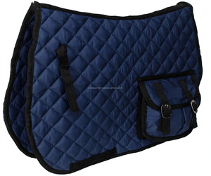 Almohadilla de Montar a Caballo Acolchada Blanca con Bolsillo y Forro Polar para Montar a Caballo - Product Image 5